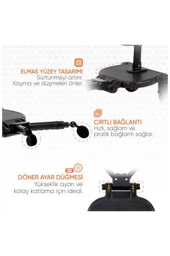 Gezenbebe Hero Bebek Arabaları İçin Oturaklı 2. Çocuk Aparatı Bunny - 8