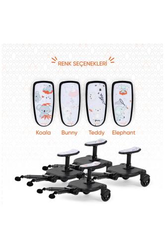 Gezenbebe Hero Bebek Arabaları İçin Oturaklı 2. Çocuk Aparatı Bunny - 9