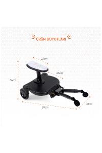 Gezenbebe Hero Bebek Arabaları İçin Oturaklı 2. Çocuk Aparatı Bunny - 11