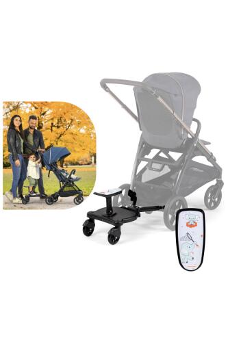 Gezenbebe Hero Bebek Arabaları İçin Oturaklı 2. Çocuk Aparatı Elephant - 1