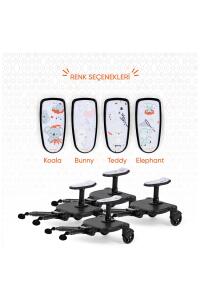 Gezenbebe Hero Bebek Arabaları İçin Oturaklı 2. Çocuk Aparatı Elephant - 9