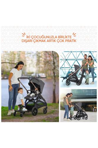 Gezenbebe Hero Bebek Arabaları İçin Oturaklı 2. Çocuk Aparatı Koala - 3