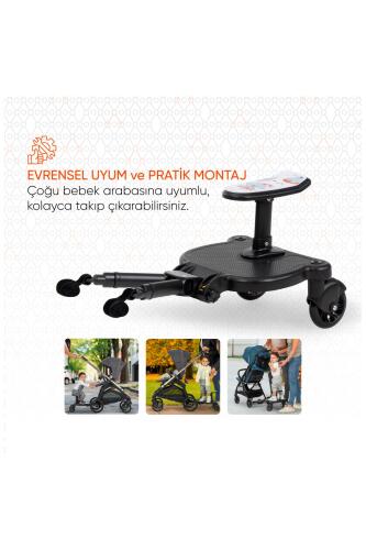 Gezenbebe Hero Bebek Arabaları İçin Oturaklı 2. Çocuk Aparatı Koala - 6