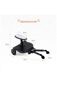 Gezenbebe Hero Bebek Arabaları İçin Oturaklı 2. Çocuk Aparatı Teddy - 11