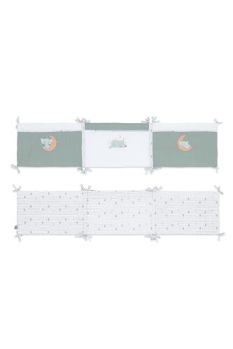 Gezenbebe Hero Bebek & Çocuklar İçin Nakışlı Karyola Kenar Koruyucu (40X180) Elephant - 10