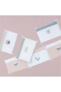 Gezenbebe Hero Bebek & Çocuklar İçin Nakışlı Karyola Kenar Koruyucu (40X180) Elephant - 7