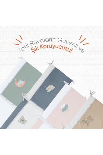 Gezenbebe Hero Bebek & Çocuklar İçin Nakışlı Karyola Kenar Koruyucu (40X180) Koala - 6