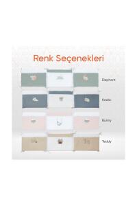 Gezenbebe Hero Bebek & Çocuklar İçin Nakışlı Karyola Kenar Koruyucu (40X180) Koala - 8