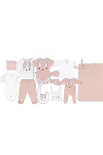 Gezenbebe Hero Bebek Hastane Çıkış Seti 11 Parça Bunny - 1