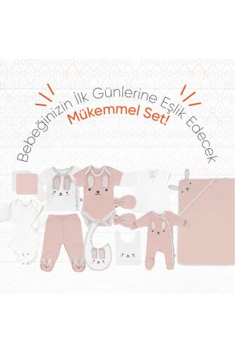 Gezenbebe Hero Bebek Hastane Çıkış Seti 11 Parça Bunny - 5