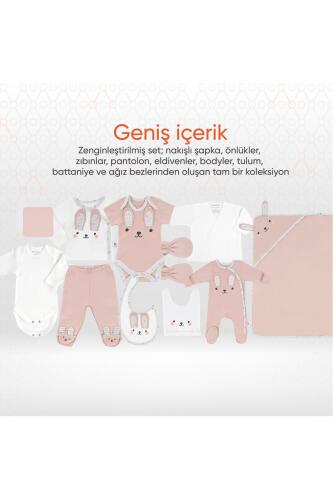 Gezenbebe Hero Bebek Hastane Çıkış Seti 11 Parça Bunny - 9