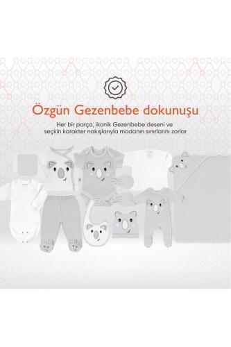 Gezenbebe Hero Bebek Hastane Çıkış Seti 11 Parça Koala - 13