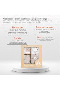 Gezenbebe Hero Bebek Hastane Çıkış Seti 11 Parça Teddy (Organik) - 2