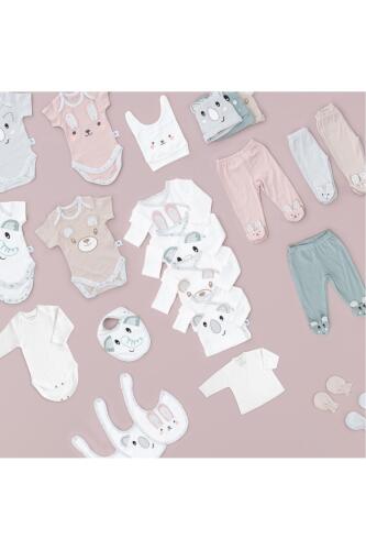 Gezenbebe Hero Bebek Hastane Çıkış Seti 11 Parça Teddy (Organik) - 4