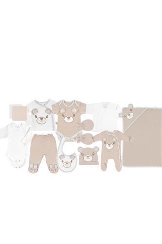 Gezenbebe Hero Bebek Hastane Çıkış Seti 11 Parça Teddy (Organik) - 14