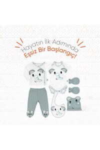 Gezenbebe Hero Bebek Hastane Çıkış Seti 6 Parça - Elephant - 5