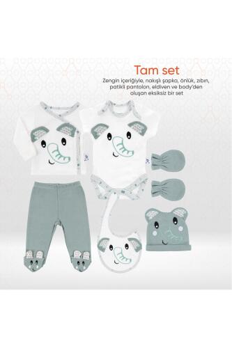 Gezenbebe Hero Bebek Hastane Çıkış Seti 6 Parça - Elephant - 12