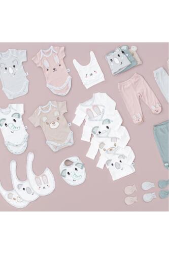 Gezenbebe Hero Bebek Hastane Çıkış Seti 6 Parça - Teddy - 4