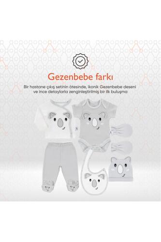 Gezenbebe Hero Bebek Hastane Çıkış Seti 6 Parça - Koala - 26