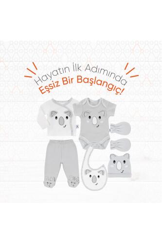 Gezenbebe Hero Bebek Hastane Çıkış Seti 6 Parça - Koala - 5