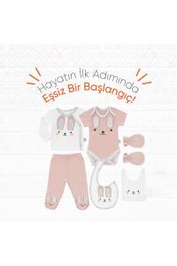 Gezenbebe Hero Bebek Hastane Çıkış Seti 6 Parça - Bunny - 10