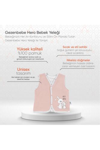 Gezenbebe Hero Bebek Yeleği - Bunny - 16