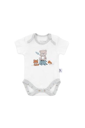Gezenbebe Hero Bebekler İçin Kısa Kol Body - Teddy - 25
