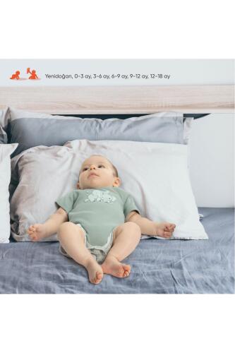 Gezenbebe Hero Bebekler İçin Kısa Kol Body - Teddy - 22