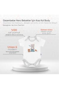 Gezenbebe Hero Bebekler İçin Kısa Kol Body - Teddy - 2