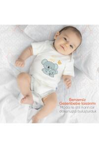 Gezenbebe Hero Bebekler İçin Kısa Kol Body - Bunny - 37