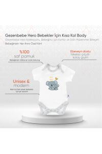 Gezenbebe Hero Bebekler İçin Kısa Kol Body - Koala - 26