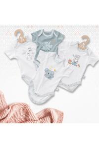 Gezenbebe Hero Bebekler İçin Kısa Kol Body - Koala - 7
