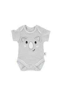 Gezenbebe Hero Bebekler İçin Nakışlı Kısa Kol Body - Koala - 8