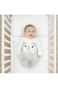 Gezenbebe Hero Bebekler İçin Nakışlı Zıbın & Patikli Pantolon Set - Koala - 6