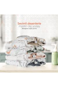 Gezenbebe Hero Desenli Müslin & Havlu Bebek Çocuk Pançosu Bunny - 6