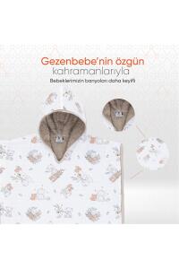 Gezenbebe Hero Desenli Müslin & Havlu Bebek Çocuk Pançosu Teddy - 3