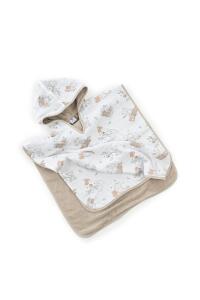 Gezenbebe Hero Desenli Müslin & Havlu Bebek Çocuk Pançosu Teddy - 9