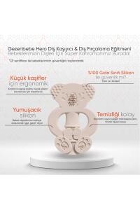 Gezenbebe Hero Diş Kaşıyıcı & Diş Fırçalama Eğitmeni Mink - 2