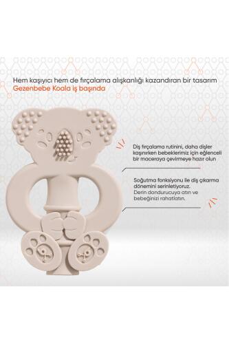 Gezenbebe Hero Diş Kaşıyıcı & Diş Fırçalama Eğitmeni Mink - 4