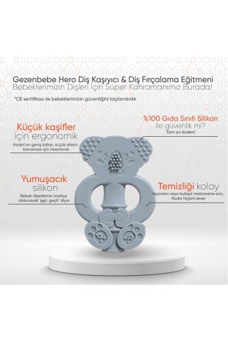 Gezenbebe Hero Diş Kaşıyıcı & Diş Fırçalama Eğitmeni Mist - 2