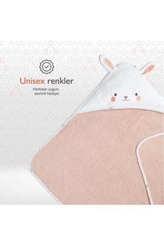 Gezenbebe Hero Kahraman Başlıklı Bebek & Çocuk Kurulama Havlusu Bunny - 4