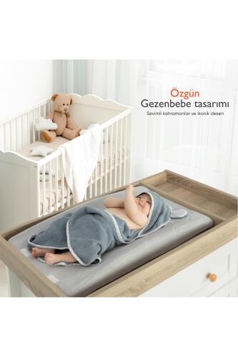 Gezenbebe Hero Kahraman Başlıklı Bebek & Çocuk Kurulama Havlusu Koala - 6