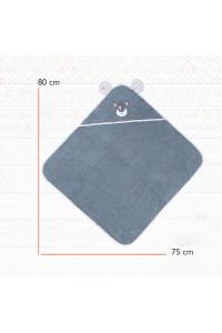 Gezenbebe Hero Kahraman Başlıklı Bebek & Çocuk Kurulama Havlusu Koala - 10