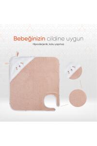 Gezenbebe Hero Kahraman Başlıklı Kundak Bebek Havlusu Bunny - 3