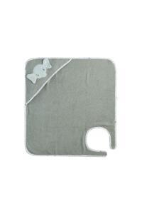 Gezenbebe Hero Kahraman Başlıklı Kundak Bebek Havlusu Elephant