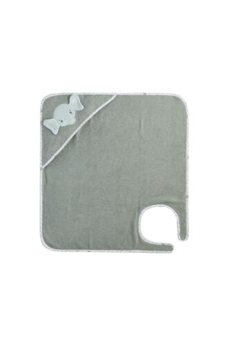 Gezenbebe Hero Kahraman Başlıklı Kundak Bebek Havlusu Elephant - 1