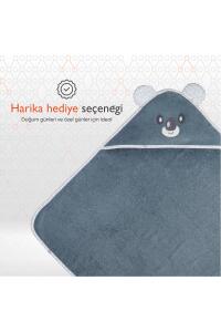 Gezenbebe Hero Kahraman Başlıklı Kundak Bebek Havlusu Koala - 5
