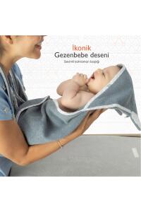 Gezenbebe Hero Kahraman Başlıklı Kundak Bebek Havlusu Koala - 6