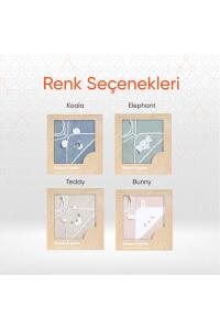 Gezenbebe Hero Kahraman Başlıklı Kundak Bebek Havlusu Teddy - 7