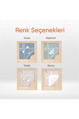 Gezenbebe Hero Kahraman Başlıklı Kundak Bebek Havlusu Teddy - 7